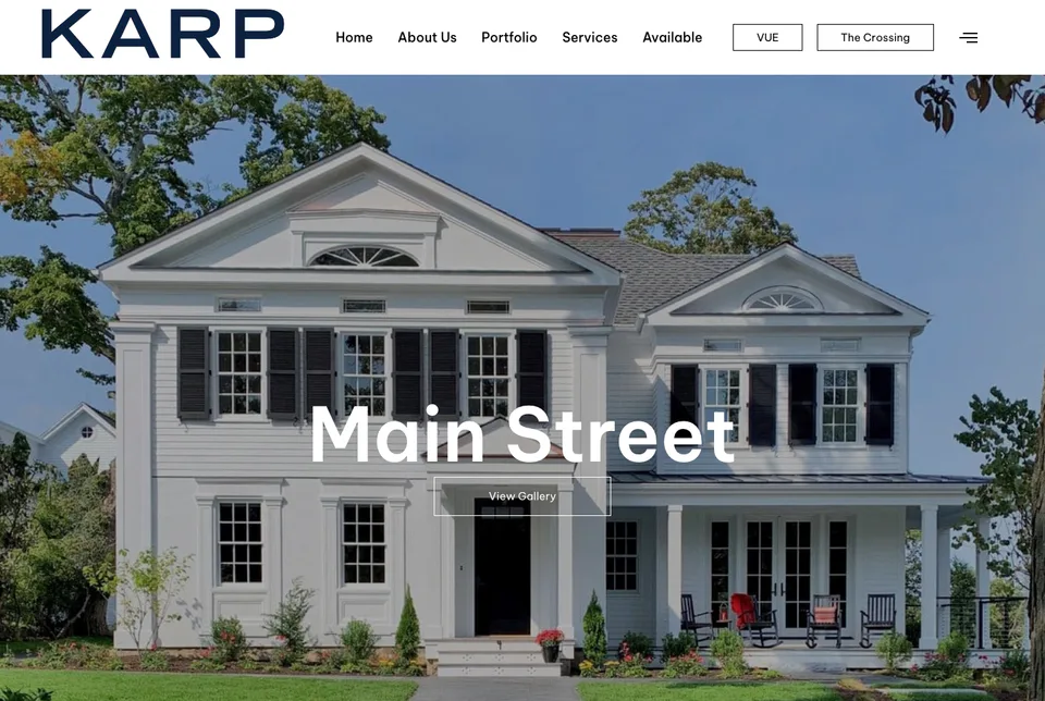 Karp Associates: Main Street website screenshot