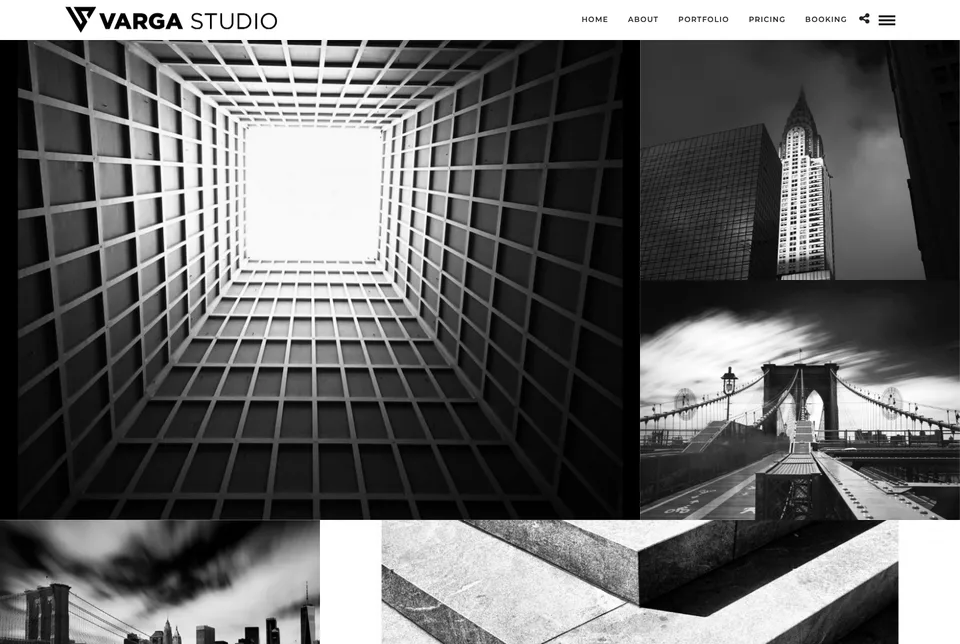 Studio Varga: Cityscapes website screenshot